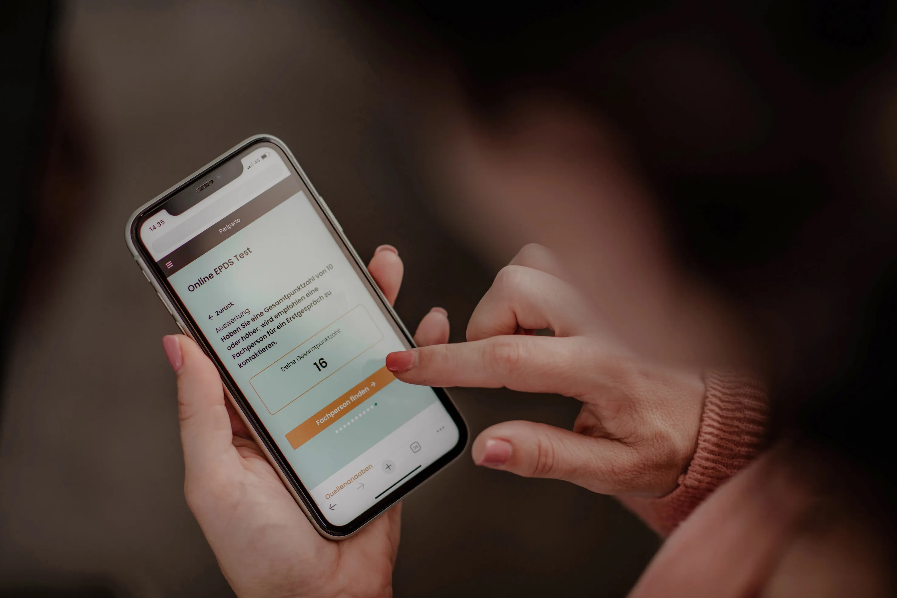 Psychische Gesundheit rund um die Geburt auf Ihrem Smartphone